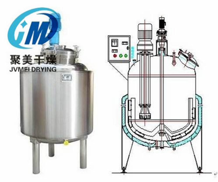 雙攪拌刮板式反應罐